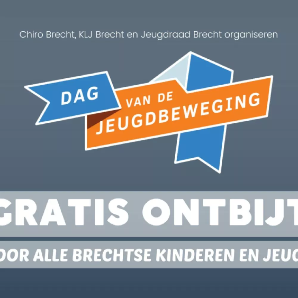 Ontbijt Dag van de Jeugdbeweging in Brecht